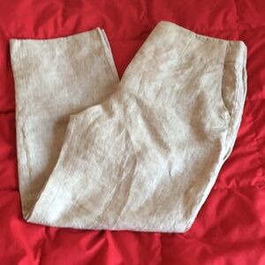 Talbots 100% Linen Southampton Pants